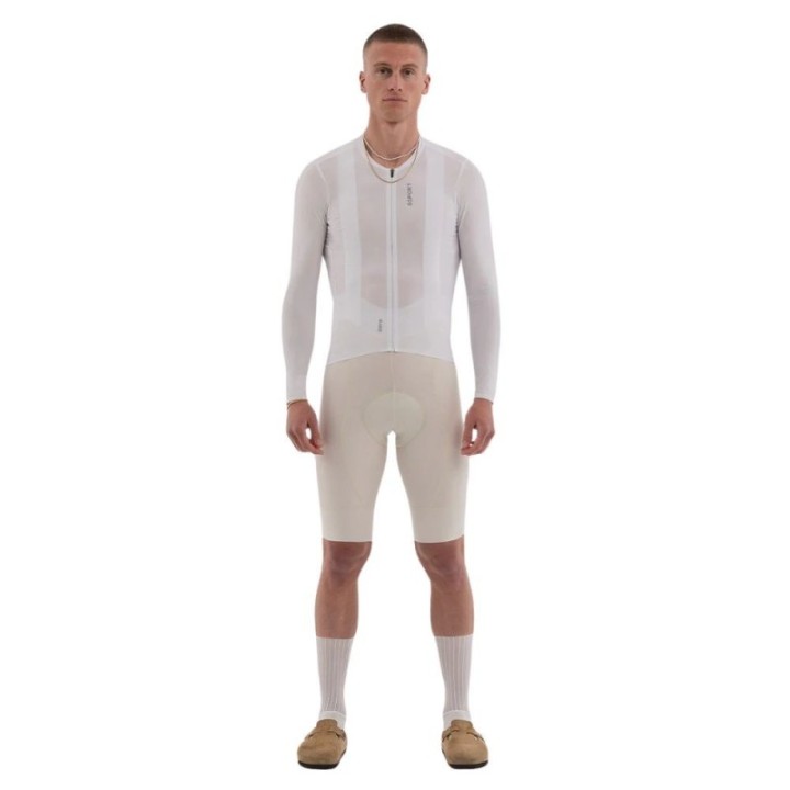 Maillot homme à manches longues Gsport Aero Ivory|Maillot