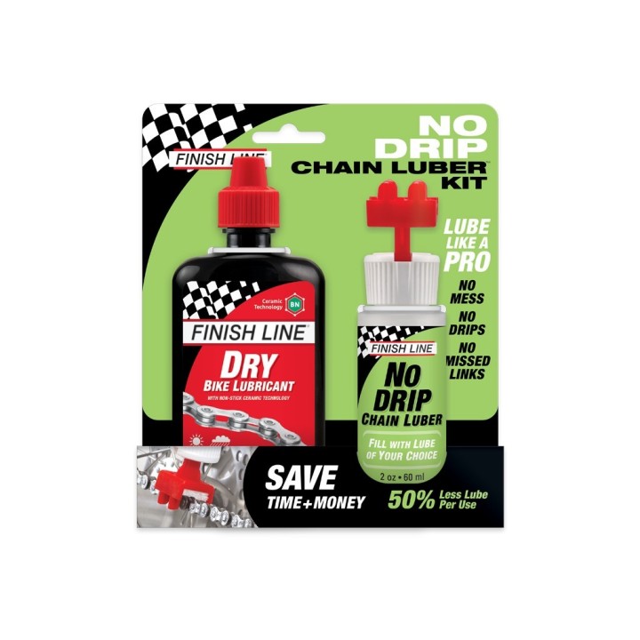 Lubrifiant No Drip Finish Line lubrifiant chaîne  + lubrifiant sec