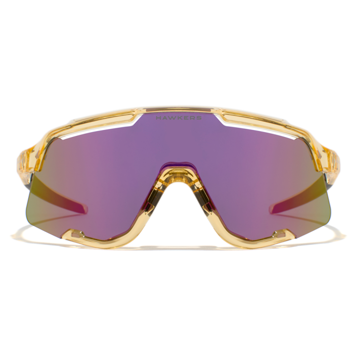 Lunettes Hawkers Power Champagne Transparentes Brillantes - Violet nébuleux