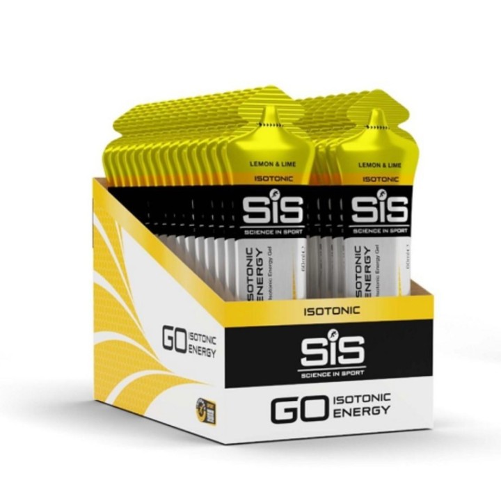 Gel SIS Go Isotoniques Énergie citron vert/citron 60 ml