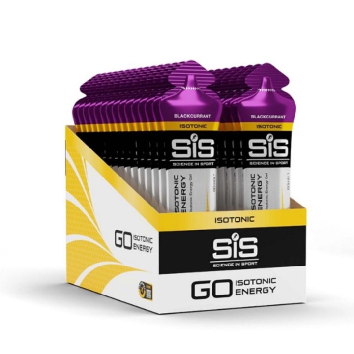 Gel SIS Go Isotoniques Énergie Cassis 60 ml