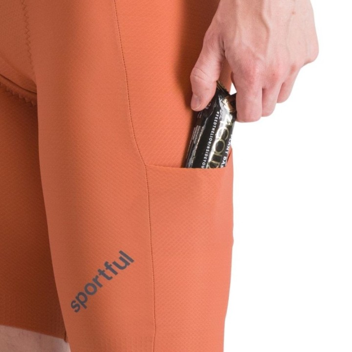 Culote corto Sportful Hyperepic Sienna glow