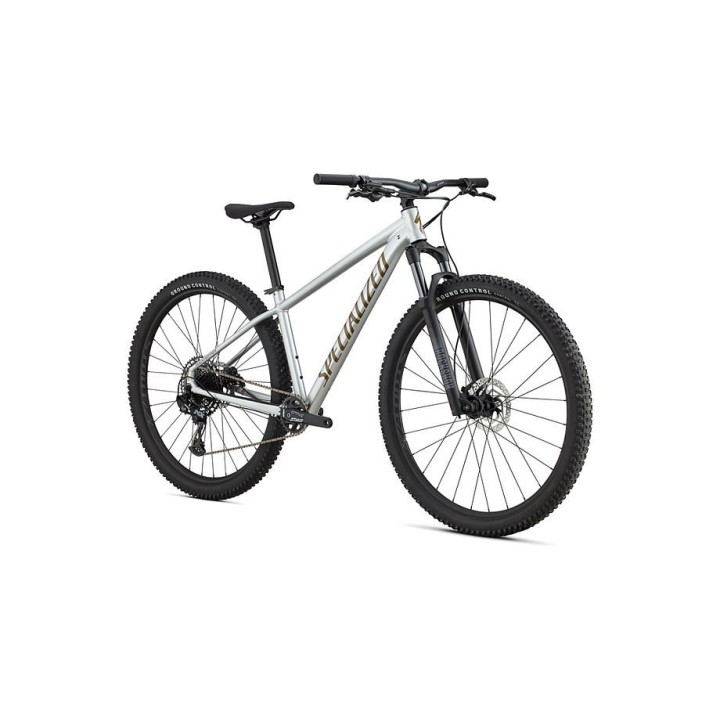 Bicicleta Specialized Rockhopper Expert Gloss Silver Dust/Satin Burnt Gold Metallic