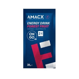 Carbohydrates Amacx Energy Drink On The Go Fruits des bois