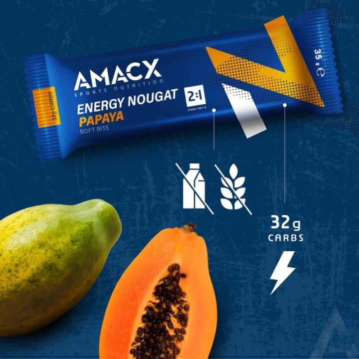 Barre Amacx Energy Nougat Papaye