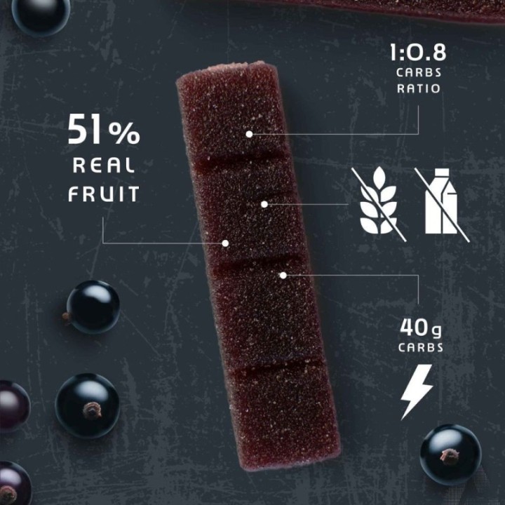 Barrita de gominola Amacx Turbo Fruit Chew Cassis