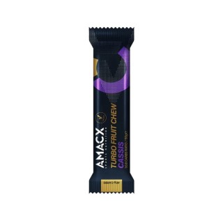 Barre gélifiée Amacx Turbo Fruit Chew Cassis