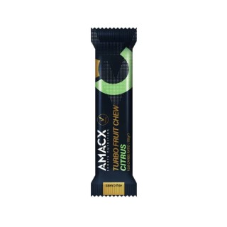 Barre gélifiée Amacx Turbo Fruit Chew Citrus