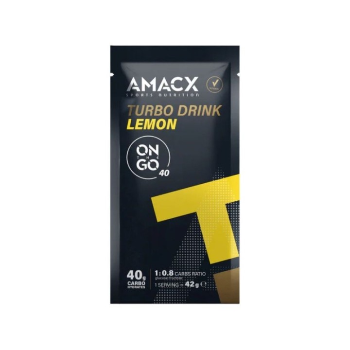 Carbohydrates Amacx Turbo Drink On The Go Citron 42 g