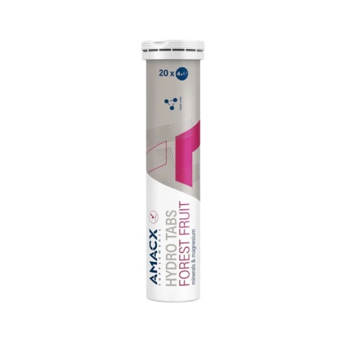Isótonico Amacx Hydro Tabs Frutos del bosque