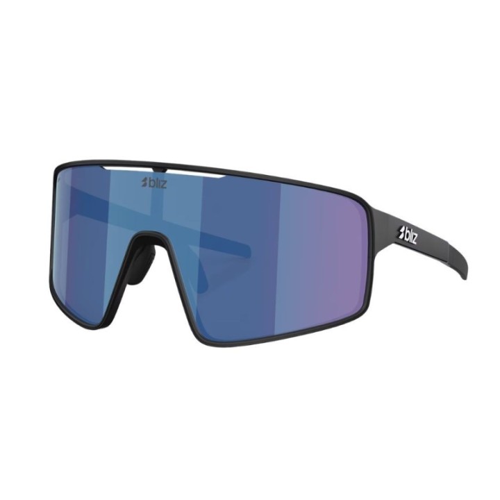 Lunettes Bliz P001 Noir mat/Fumée bleue multicolore