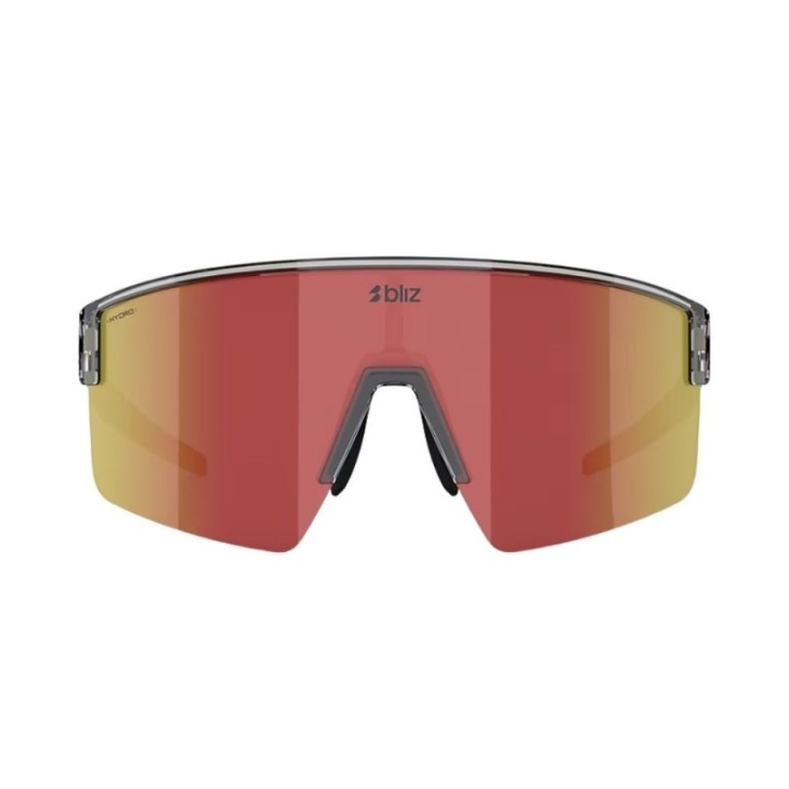 Gafas Bliz P004 gris oscuro transparente/rojo