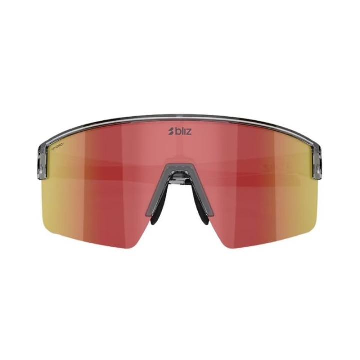 Lunettes Bliz P004 gris foncé transparent/rouge