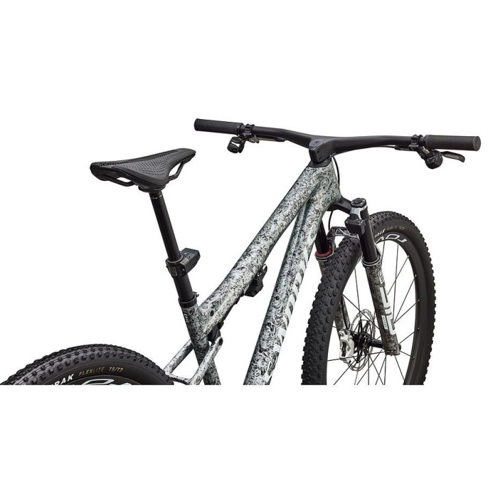 Bicicleta Specialized S-Works Epic 9 Gloss Metallic Obsidian multi color dry Impasto/metallic white silver