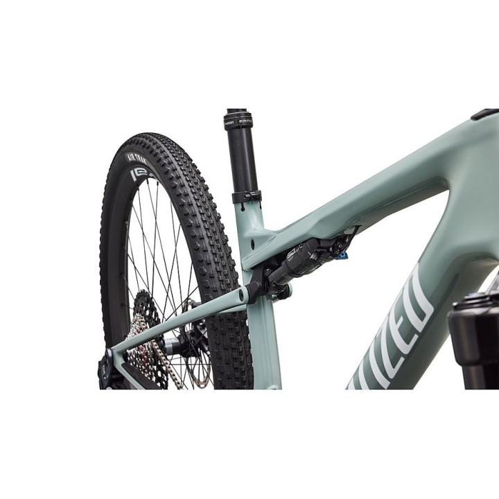 Vélo Specialized Epic 9 Expert Gloss Agave Grey / Metallic White Silver