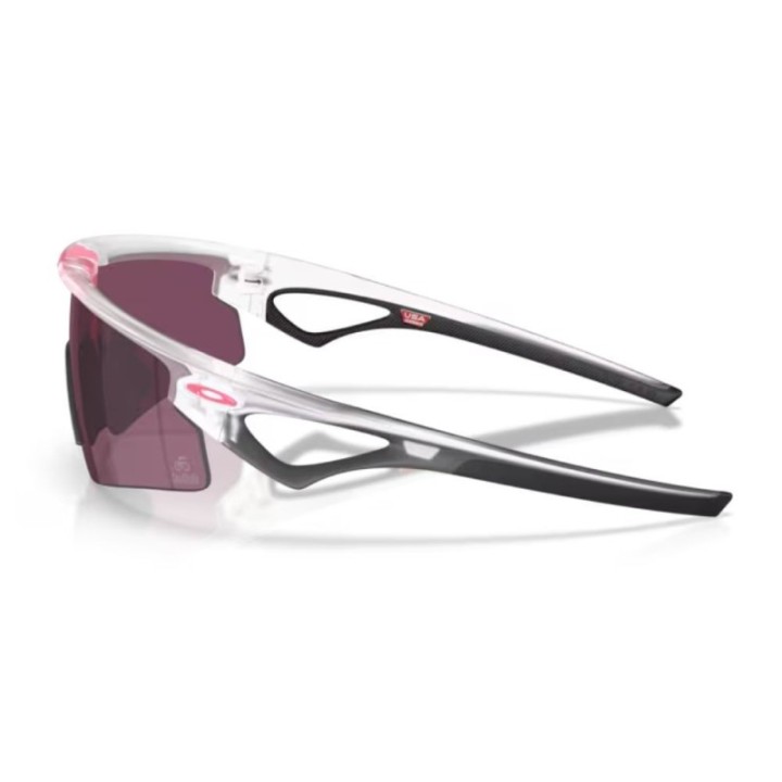 Lunettes Oakley Sphaera Strike Giro d'Italia Verres Prizm Road noirs / Monture mate transparente