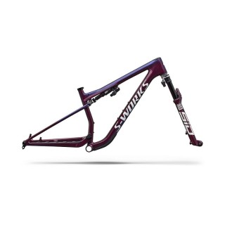 Cuadro Specialized S-Works Epic 9 Gloss Bordeaux/Blue Pearl/Metallic White Silver