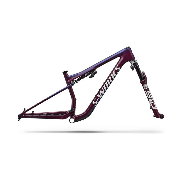 Cadre Specialized S-Works Epic 9 Gloss Bordeaux/Blue Pearl/Metallic White Silver