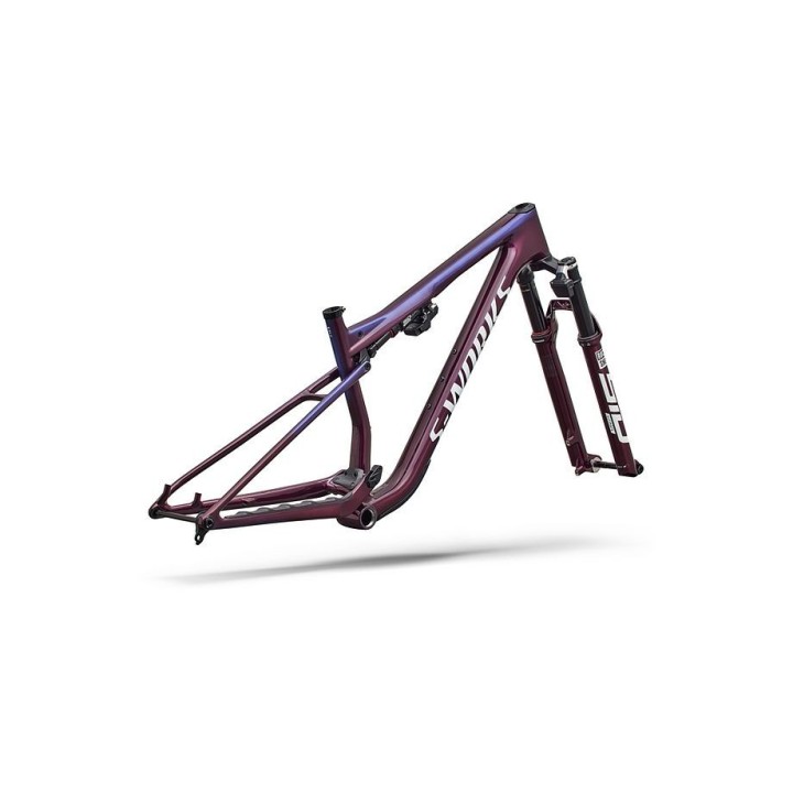 Cuadro Specialized S-Works Epic 9 Gloss Bordeaux/Blue Pearl/Metallic White Silver