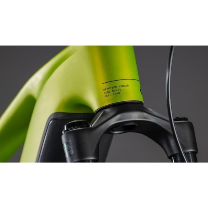 Bicicleta Cube Reaction Hybrid Race 800 Lizard'n Black