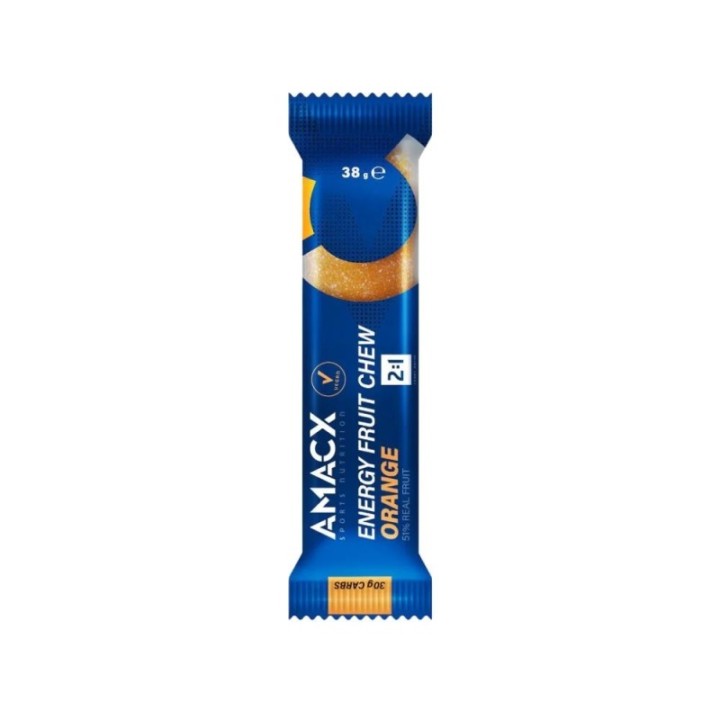 Barre gélifiée Amacx Energy Fruit Chew Orange