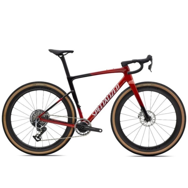 Vélo Specialized Crux 5 S-Level Sram RED XPLR Redwood Metallic/White