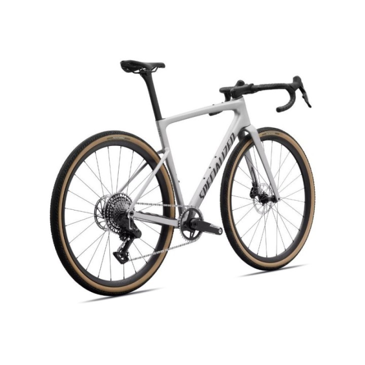 Vélo Specialized Crux 5 Expert Sram Force XPLR Shadow Silver/Obsidian Metallic