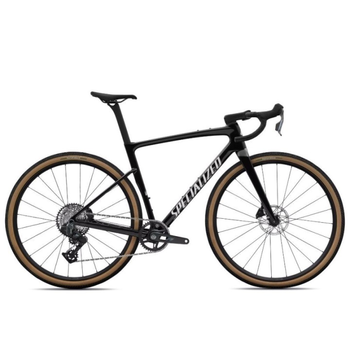 Bicicleta Specialized Crux 5 Comp Sram Rival XPLR Obsidian Metallic/Dune White