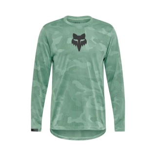 T-shirt à manches longues Fox Ranger TruDri vert sapin