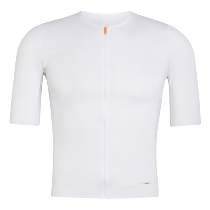 Maillot à manches courtes pour homme Adidas Tempo Blanc