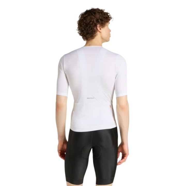 Maillot à manches courtes pour homme Adidas Tempo Blanc