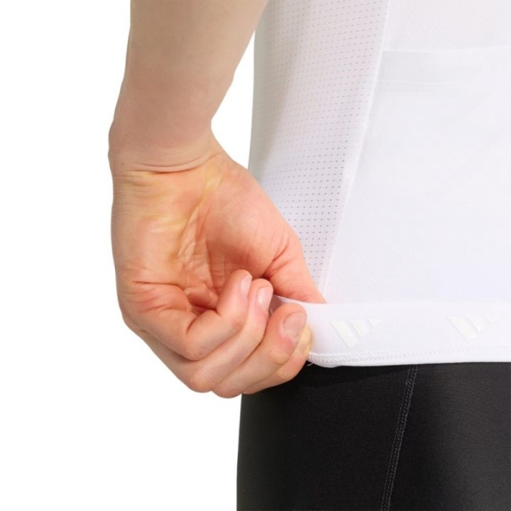 Maillot Manga Corta Hombre Adidas Tempo Blanco