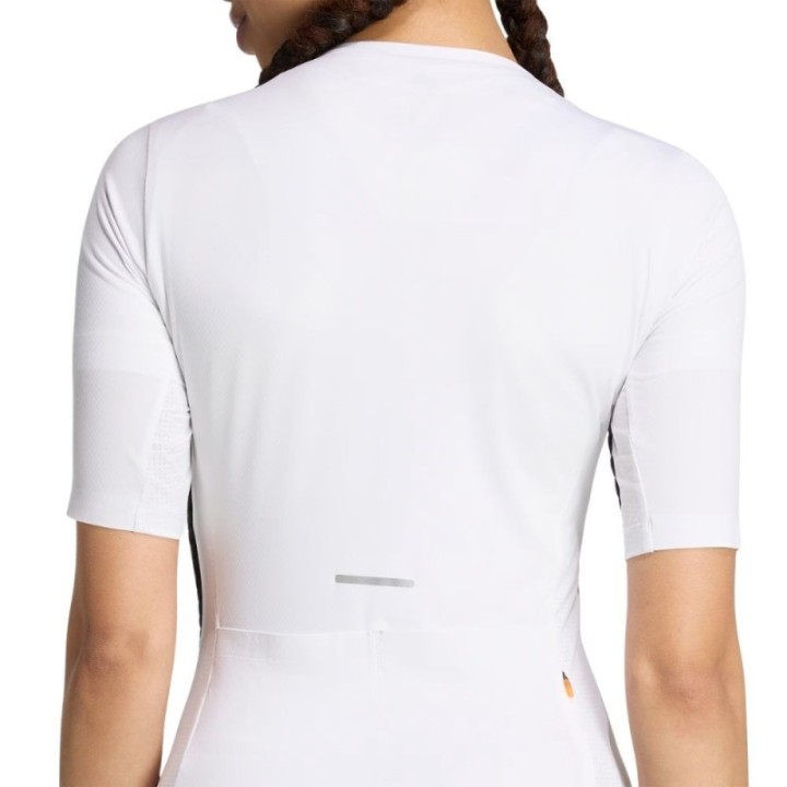 Maillot à manches courtes pour femme Adidas Tempo blanc