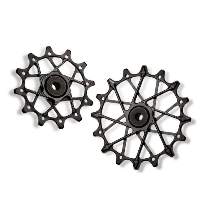 Pignon Roldana Garbaruk Para Sram 12 dents + 16 dents, 11/12 vitesses. Noir