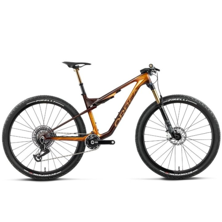 Bicicleta Orbea OIZ M-LTD Caramel Carbon View - Leo Orange (Gloss)