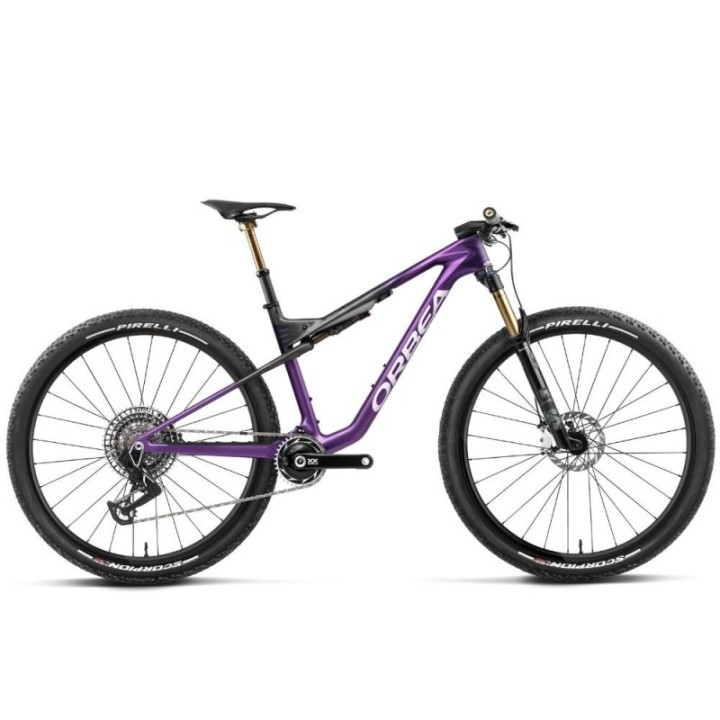 Bicicleta Orbea OIZ M-LTD Royal Plum - Diamond Black Carbon View (Matt)