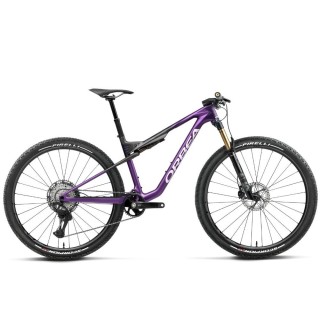 Vélo Orbea OIZ M-PRO Royal Plum - Diamond Black Carbon View (mat)