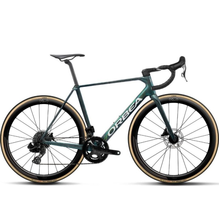 Bicicleta Orbea ORCA M22 LTD PWR Escape Green - Carbon View Matt