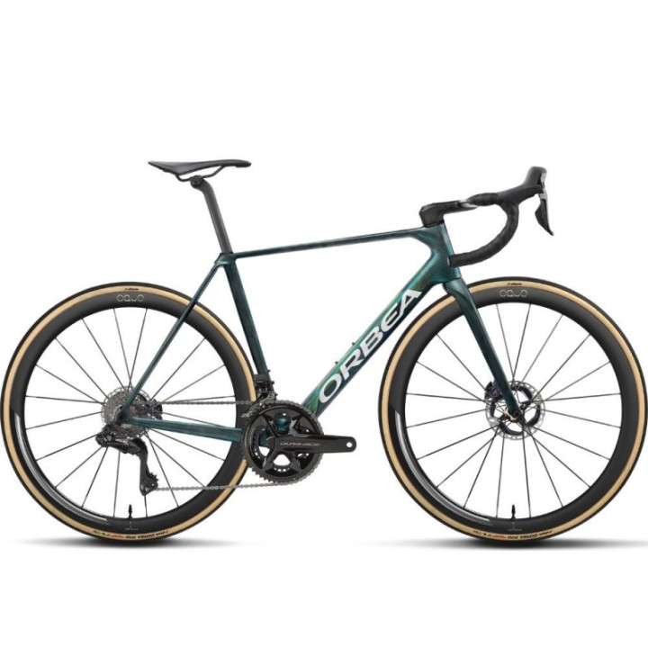 Bicicleta Orbea ORCA M10i LTD PWR Escape Green - Carbon View Matt
