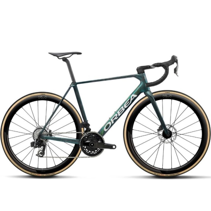 Bicicleta Orbea ORCA M21e LTD PWR Escape Green - Carbon View Matt