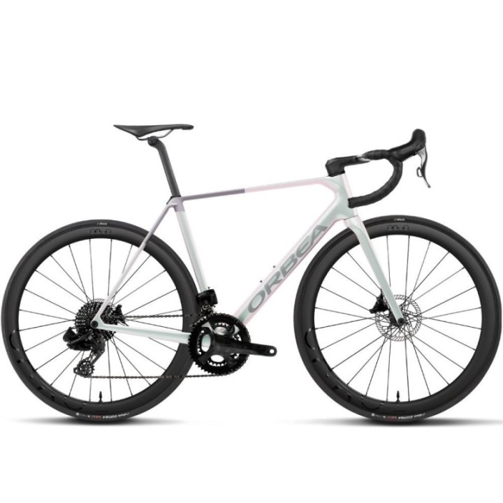 Vélo Orbea ORCA M22 TEAM Iris White (brillant) - Lilac (mat)