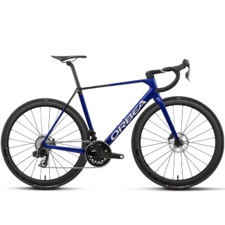 Vélo Orbea ORCA M21e TEAM Bleu cobalt - Carbone brut (mat)
